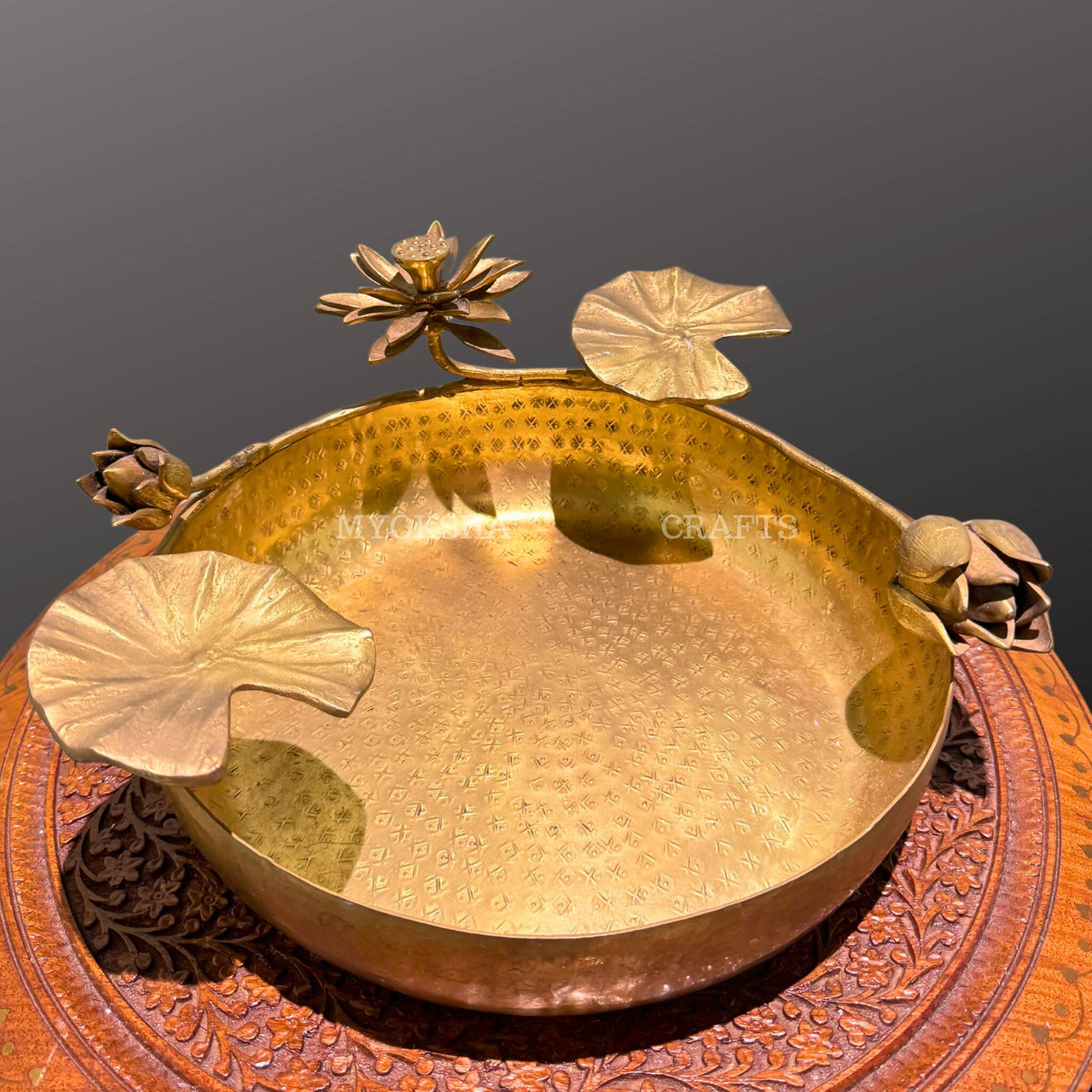 Brass Flower Fancy Bowl - Distacart