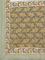 Thumbnail for Yufta White yellow Floral Print kurta with Trouser & Dupatta set