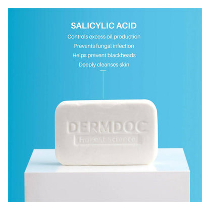 Dermdoc 0.5% Salicylic Acid Cleansing Bar - Distacart