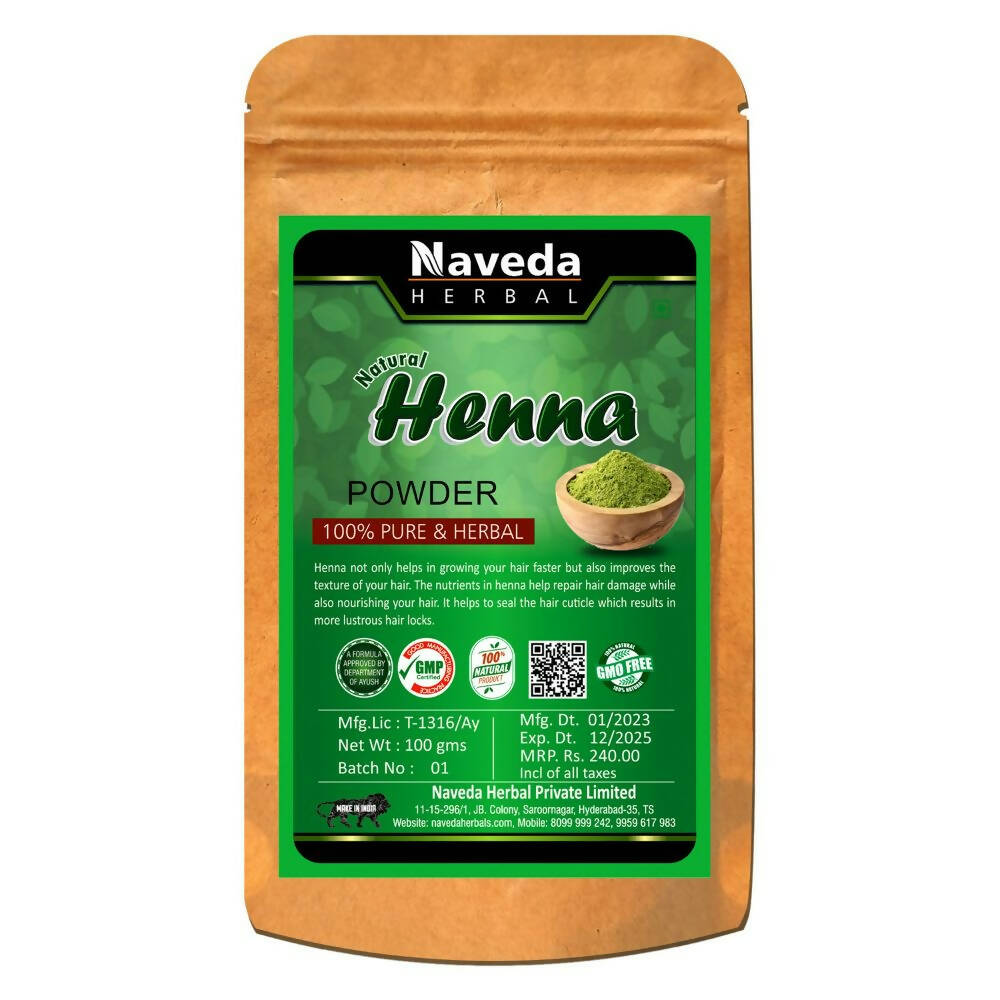 Naveda Herbal Natural Henna Powder - Distacart