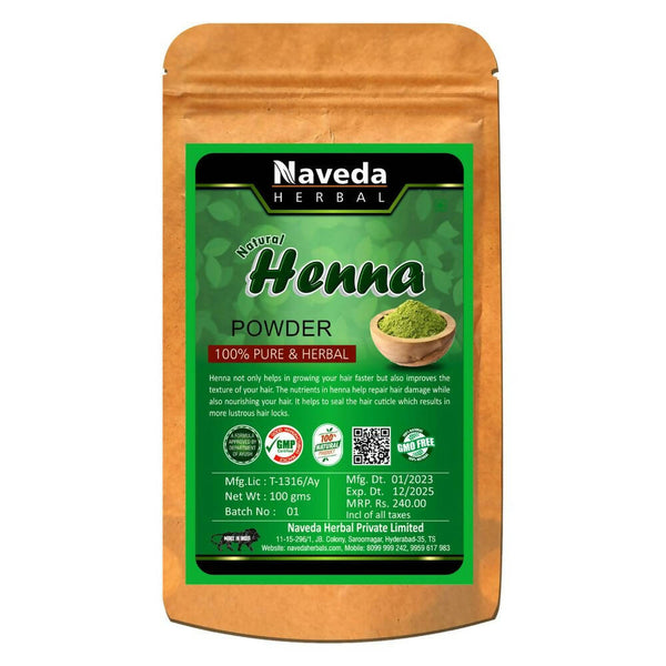 Naveda Herbal Natural Henna Powder - Distacart