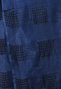 Thumbnail for Mominos Fashion Navy Blue Window Dupatta