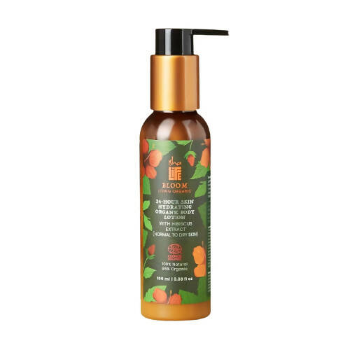 Isha Life 24 Hours Skin Hydrating Organic Body Lotion With Hibiscus Extract - Distacart