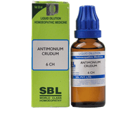 Thumbnail for SBL Homeopathy Antimonium Crudum Dilution