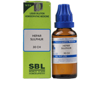 Thumbnail for SBL Homeopathy Hepar Sulphur Dilution 30 CH