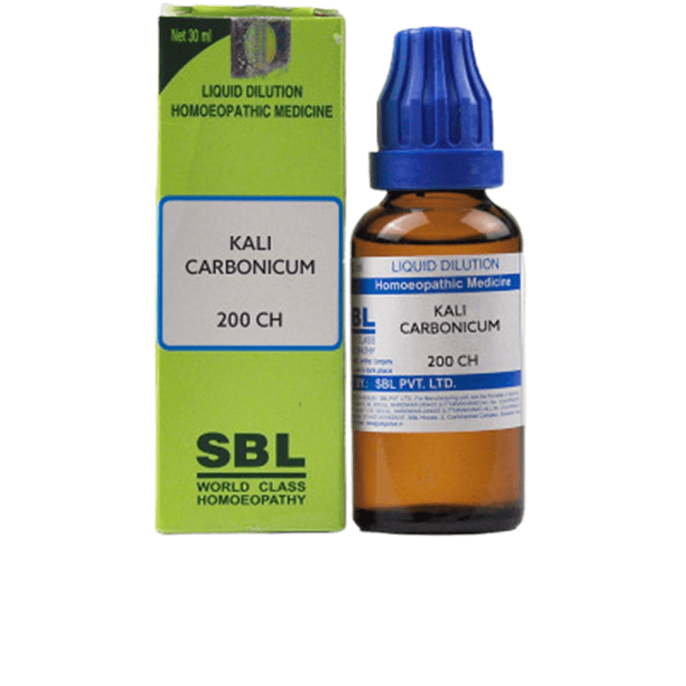 SBL Homeopathy Kali Carbonicum Dilution 200 CH