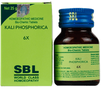 Thumbnail for SBL Homeopathy Kali Phosphoricum Tablet 6X