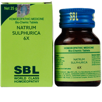 Thumbnail for SBL Homeopathy Natrum Sulphuricum 6X Tablet