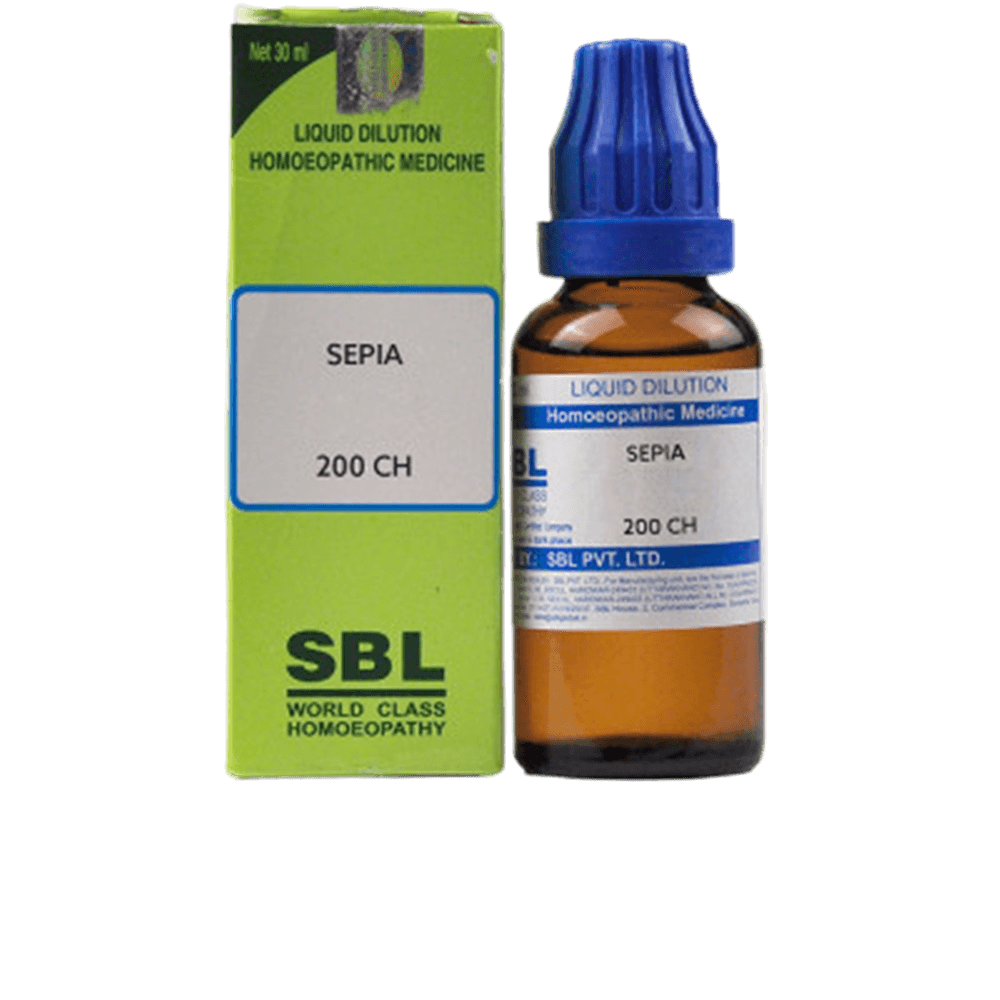 SBL Homeopathy Sepia Dilution 200 CH