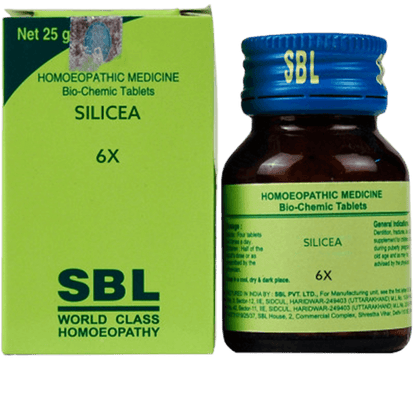 SBL Homeopathy Silicea Biochemic Tablet 6X
