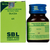 Thumbnail for SBL Homeopathy Silicea Biochemic Tablet 6X