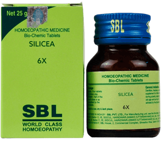 SBL Homeopathy Silicea Biochemic Tablet 6X