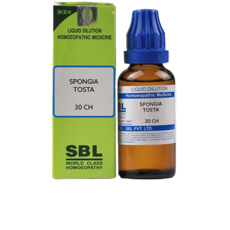 SBL Homeopathy Spongia Tosta Dilution