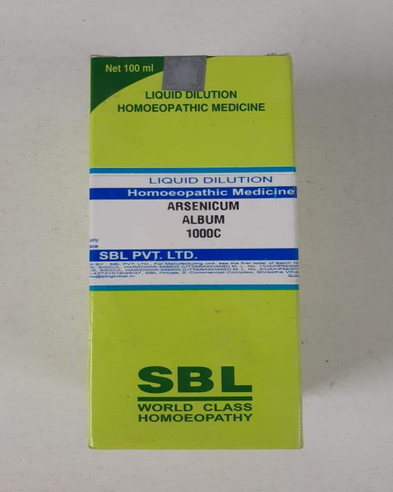SBL Homeopathy Arsenicum Album Dilution 1000C
