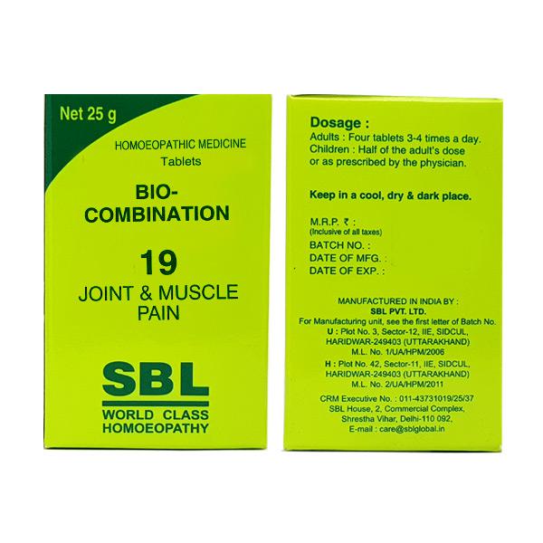 SBL Homeopathy Bio-Combination 19  