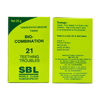 Thumbnail for SBL Homeopathy Bio-Combination 21 Tablets Dosage