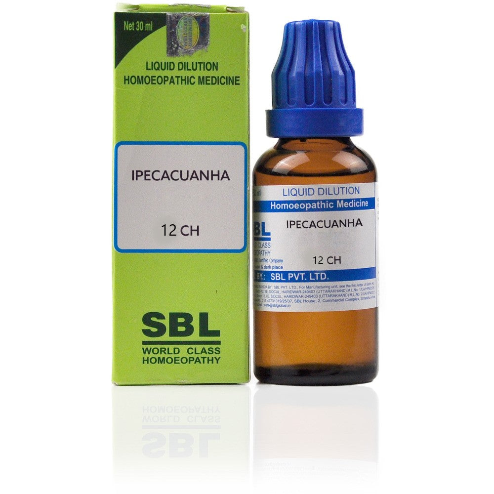 SBL Homeopathy Ipecacuanha Dilution 12 C/CH