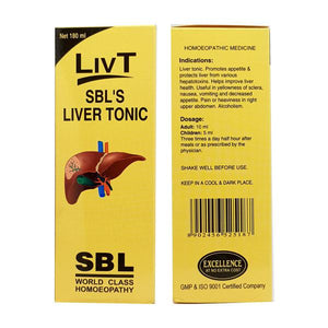 SBL Homeopathy Liv T Liver Tonic 180 ml