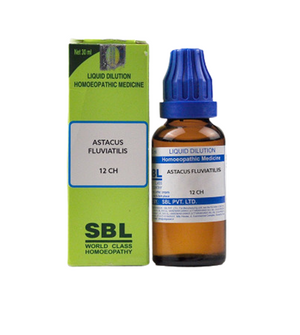 SBL Homeopathy Astacus Fluviatilis Dilution 12 CH