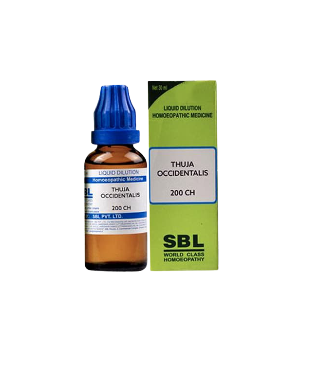 SBL Homeopathy Thuja Occidentalis Dilution 200 CH