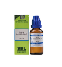 Thumbnail for SBL Homeopathy Thuja Occidentalis Dilution 30CH