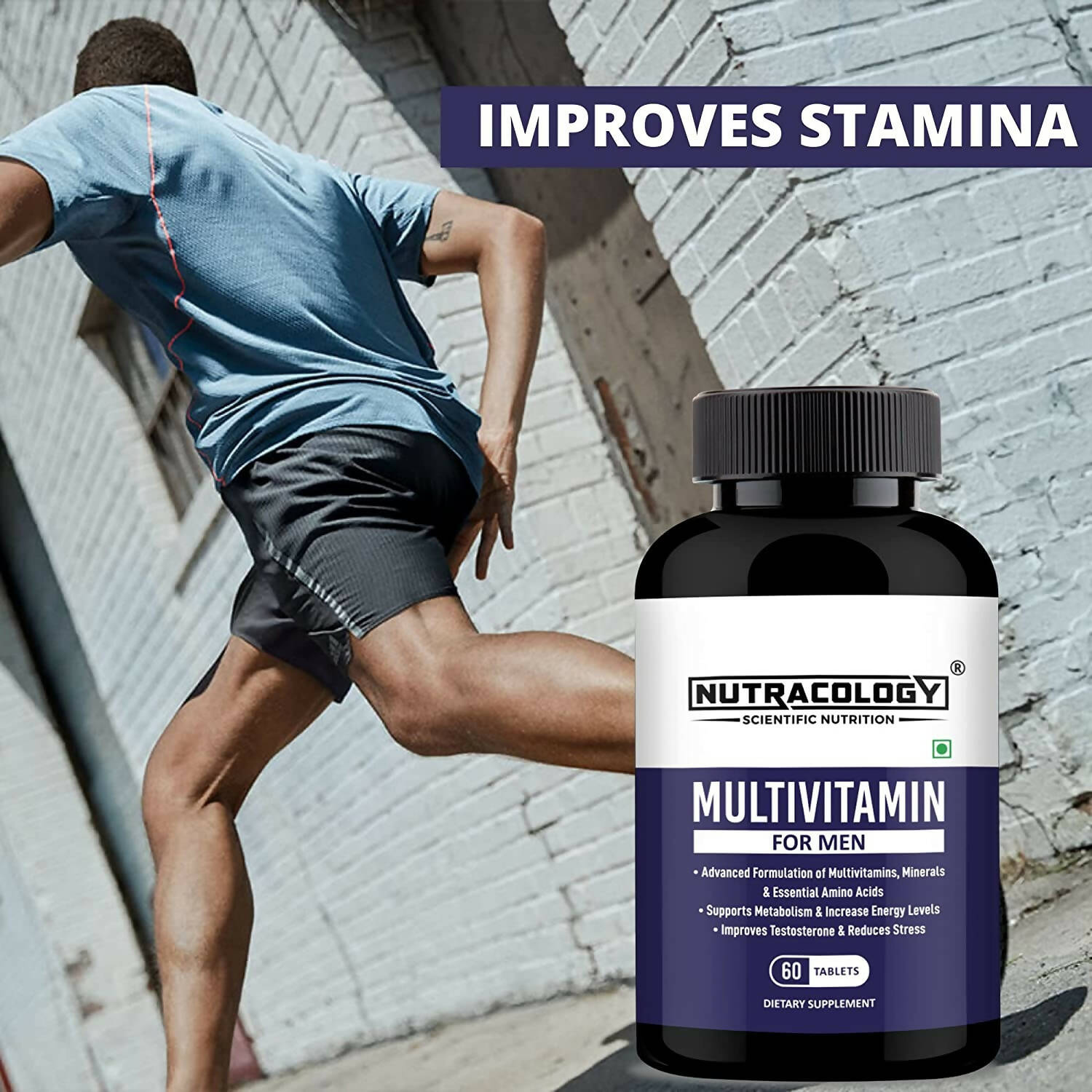 Nutracology Multivitamin for Men for Energy Strength & Stamina Tablets - Distacart