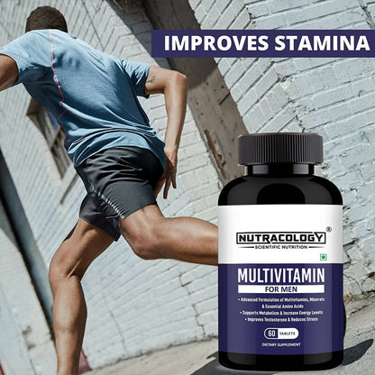 Nutracology Multivitamin for Men for Energy Strength & Stamina Tablets - Distacart