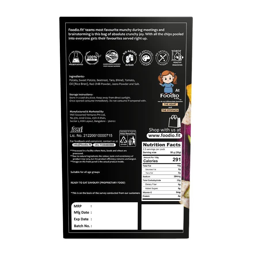 Foodio Avial Vacuum Fried Chips - Distacart