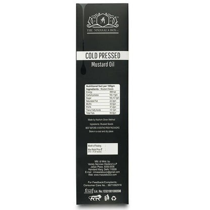 The Mmasala Box Co Cold Pressed Mustard Oil - Distacart