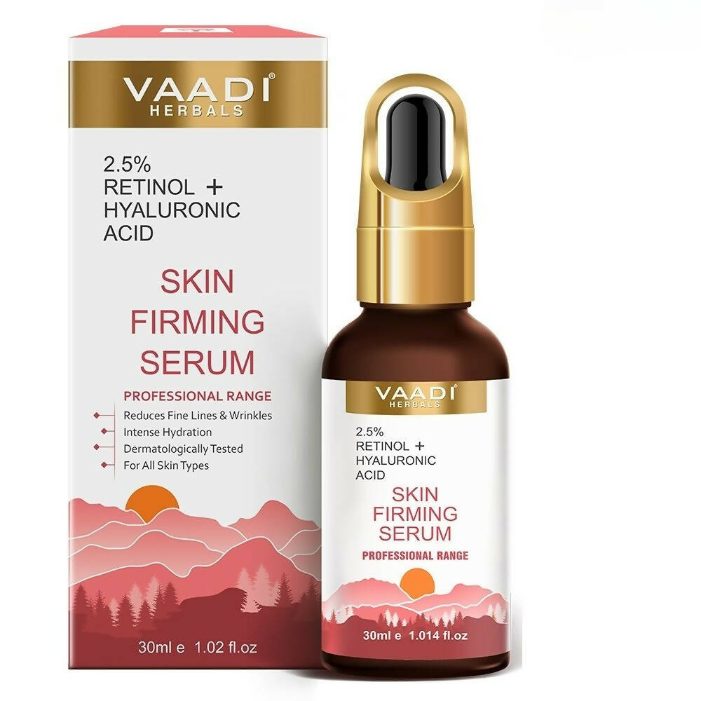 Vaadi Herbals Skin Firming Serum With 2.5% Retinol & Hyaluronic Acid - Distacart