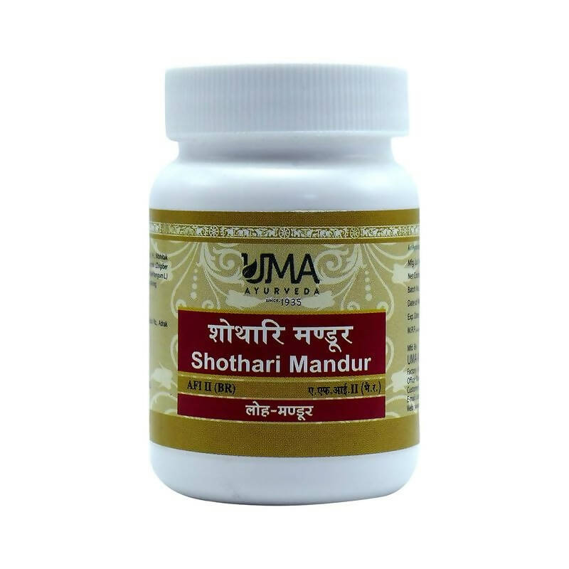 Uma Ayurveda Shothari Mandur Tablets - Distacart