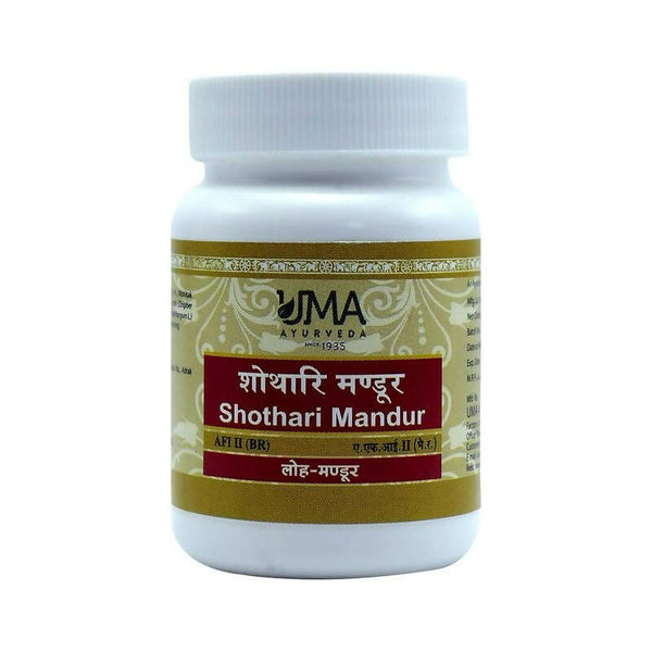 Uma Ayurveda Shothari Mandur Tablets - Distacart