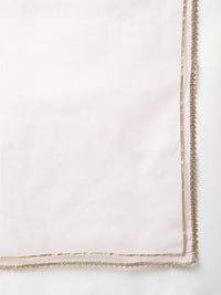 Thumbnail for Janasya Women's Mauve Poly Silk Solid Kurta With Gharara And Dupatta - Distacart