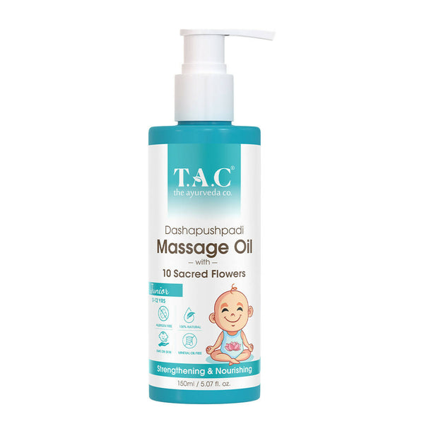 TAC - The Ayurveda Co. Dashapushpadi Ayurvedic Baby Massage Oil - Distacart