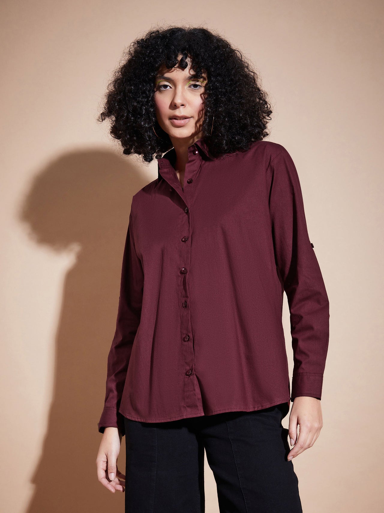 Biarritz Bell Sleeve Top in Maple