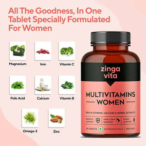 Zingavita Multivitamins Tablets for Women - Distacart