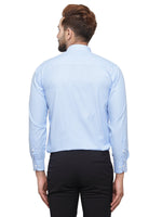 Thumbnail for Jainish Blue Formal Shirt with white detailing ( SF 419Blue ) - Distacart
