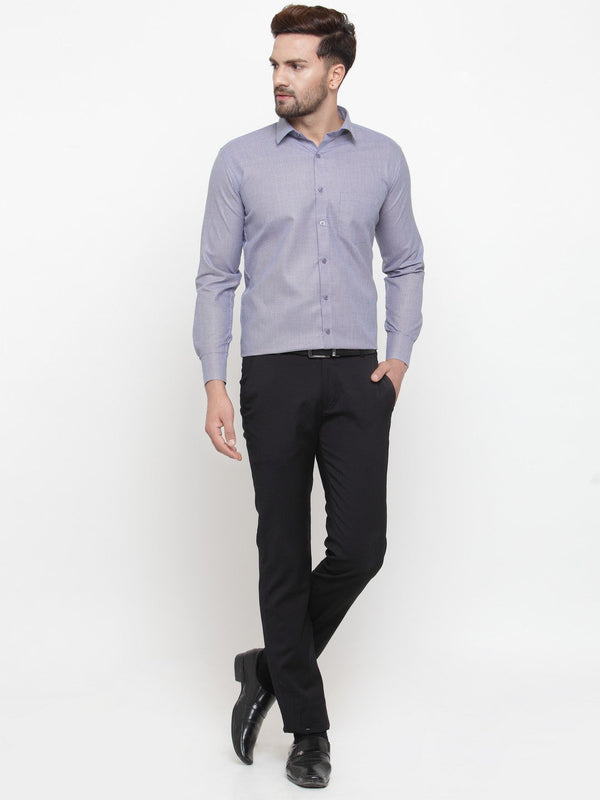 Jainish Grey Men's Cotton Geometric Formal Shirts ( SF 434Grey ) - Distacart