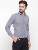 Thumbnail for Jainish Grey Men's Cotton Geometric Formal Shirts ( SF 434Grey ) - Distacart