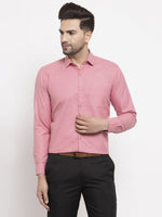 Thumbnail for Jainish Red Men's Cotton Geometric Formal Shirts ( SF 434Red ) - Distacart