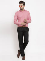 Thumbnail for Jainish Red Men's Cotton Geometric Formal Shirts ( SF 434Red ) - Distacart