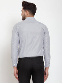 Thumbnail for Jainish Black Men's Cotton Striped Formal Shirt's ( SF 759Black ) - Distacart