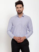 Thumbnail for Jainish Blue Men's Cotton Striped Formal Shirt's ( SF 759Blue ) - Distacart