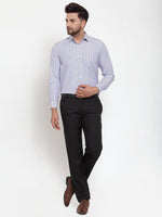 Thumbnail for Jainish Blue Men's Cotton Striped Formal Shirt's ( SF 759Blue ) - Distacart