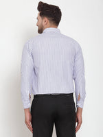 Thumbnail for Jainish Grey Men's Cotton Striped Formal Shirt's ( SF 759Light-Grey ) - Distacart