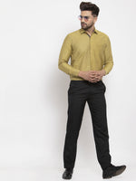 Thumbnail for Jainish Olive Men's Cotton Polka Dots Formal Shirt's ( SF 761Olive ) - Distacart