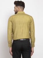Thumbnail for Jainish Olive Men's Cotton Polka Dots Formal Shirt's ( SF 761Olive ) - Distacart