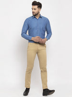 Thumbnail for Jainish Teal Men's Cotton Polka Dots Formal Shirt's ( SF 761Teal ) - Distacart