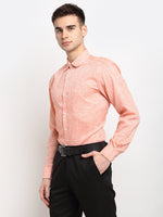 Thumbnail for Jainish Orange Men's Solid Cotton Formal Shirt ( SF 782Orange ) - Distacart