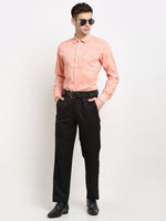 Thumbnail for Jainish Orange Men's Solid Cotton Formal Shirt ( SF 782Orange ) - Distacart